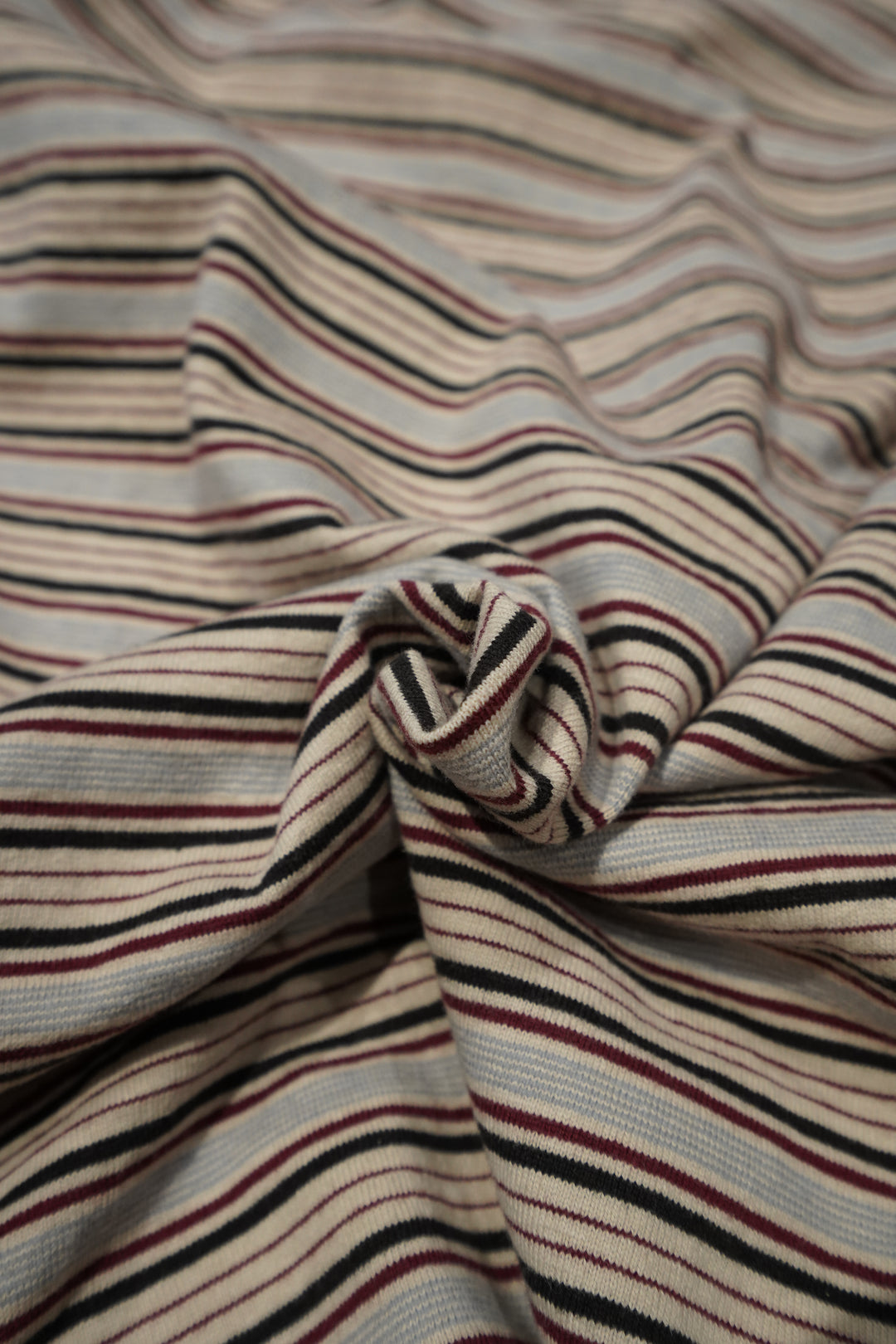 SUGARHILL(シュガーヒル)のSTRIPE LONG SLEEVE TEE(WINE STRIPE