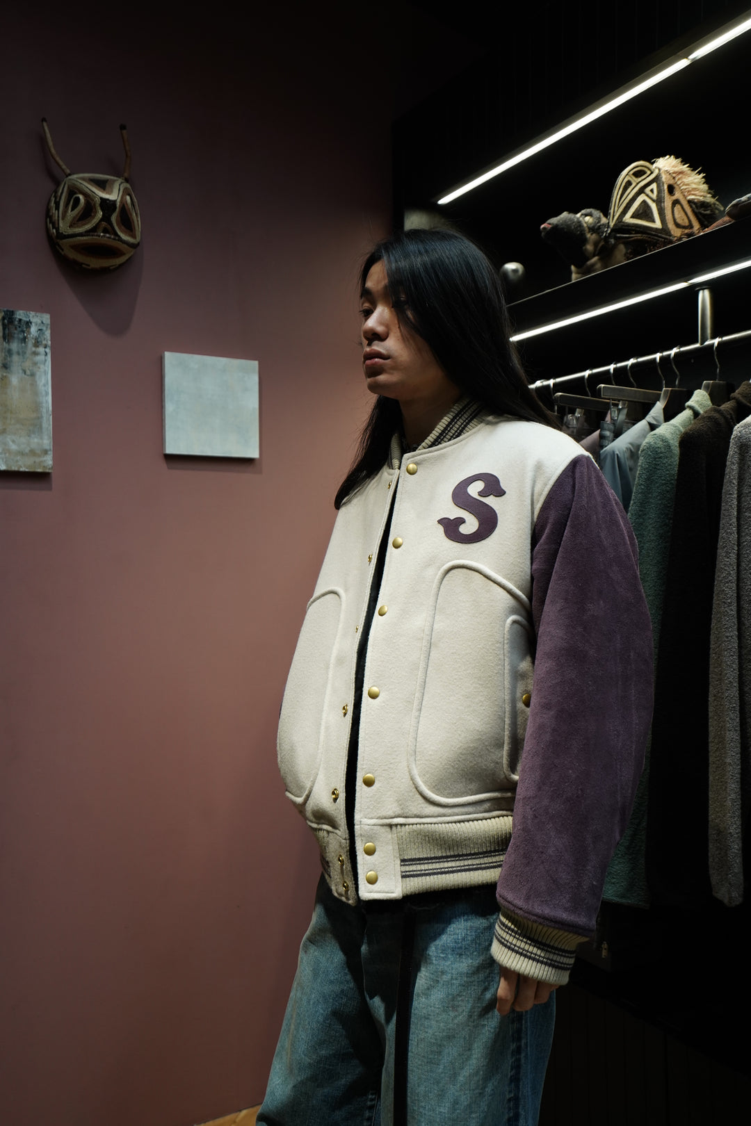 SUGARHILL(シュガーヒル)25AWのLEATHER STUDIUM JACKET(BIEGEX x