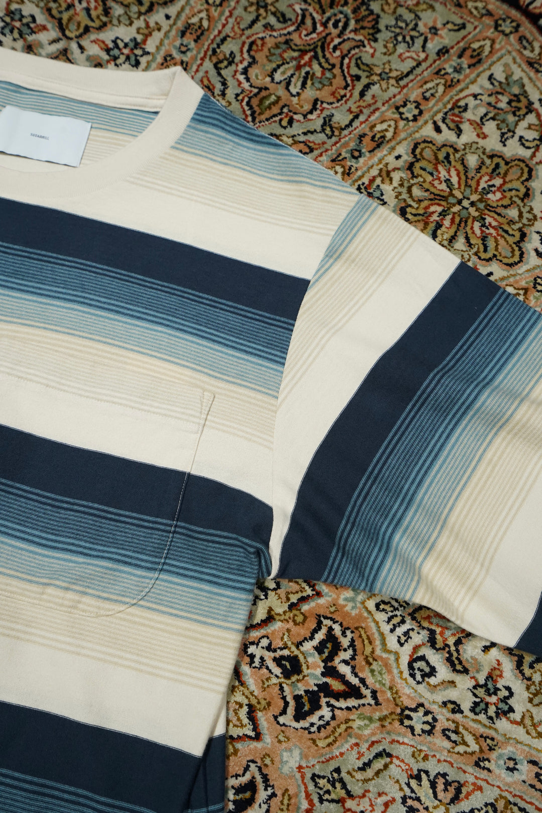 SUGARHILL(シュガーヒル)のMULTI STRIPE LONG SLEEVE TEE(BLUE STRIPE