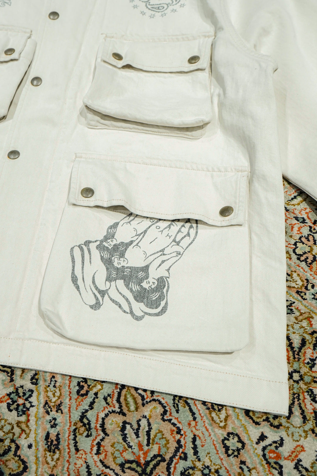 SUGARHILL(シュガーヒル)26SSSのTATTOO FLASH PRINT POCKET DENIM