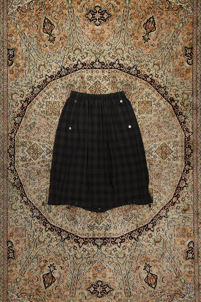 CIRCLE SKIRT (BROWN CHECK)