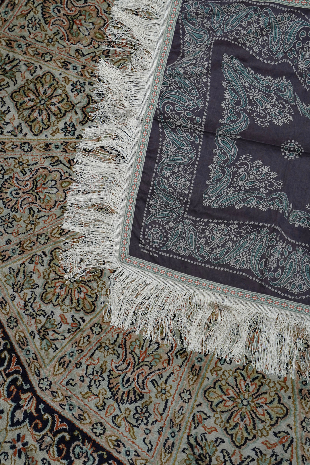 SUGARHILL(シュガーヒル)25AWのFRINGE BANDANA(PURPLE)(バンダナ)の