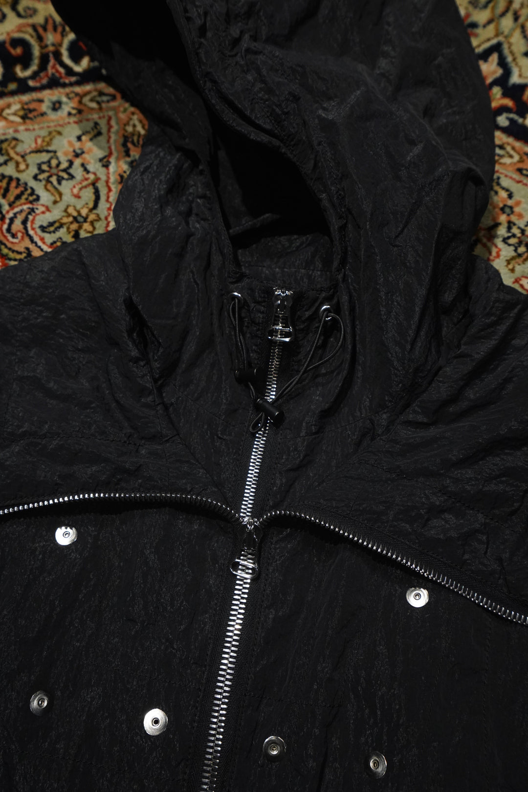 Omar Afridi(オマールアフリディ) のDET HOOD WIND PARKA(BLACK