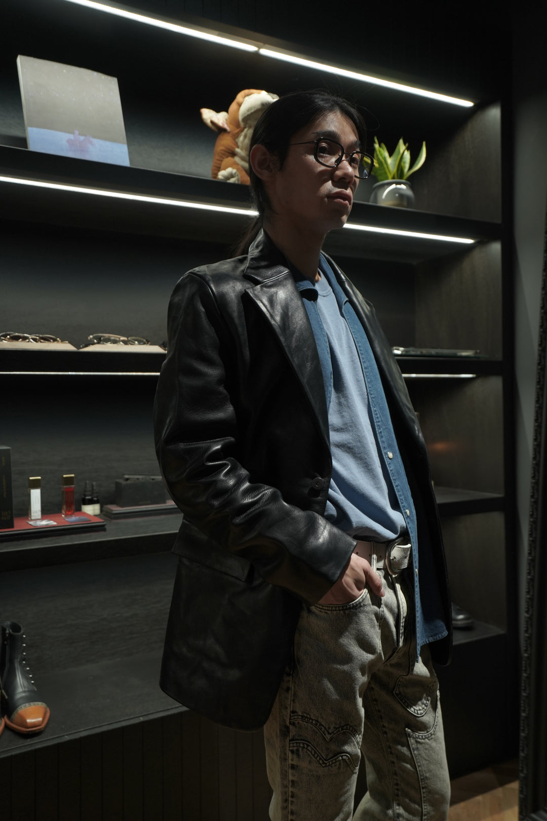 Omar Afridi(オマールアフリディ)26AWのNUR TAILORED JACKET (BLACK