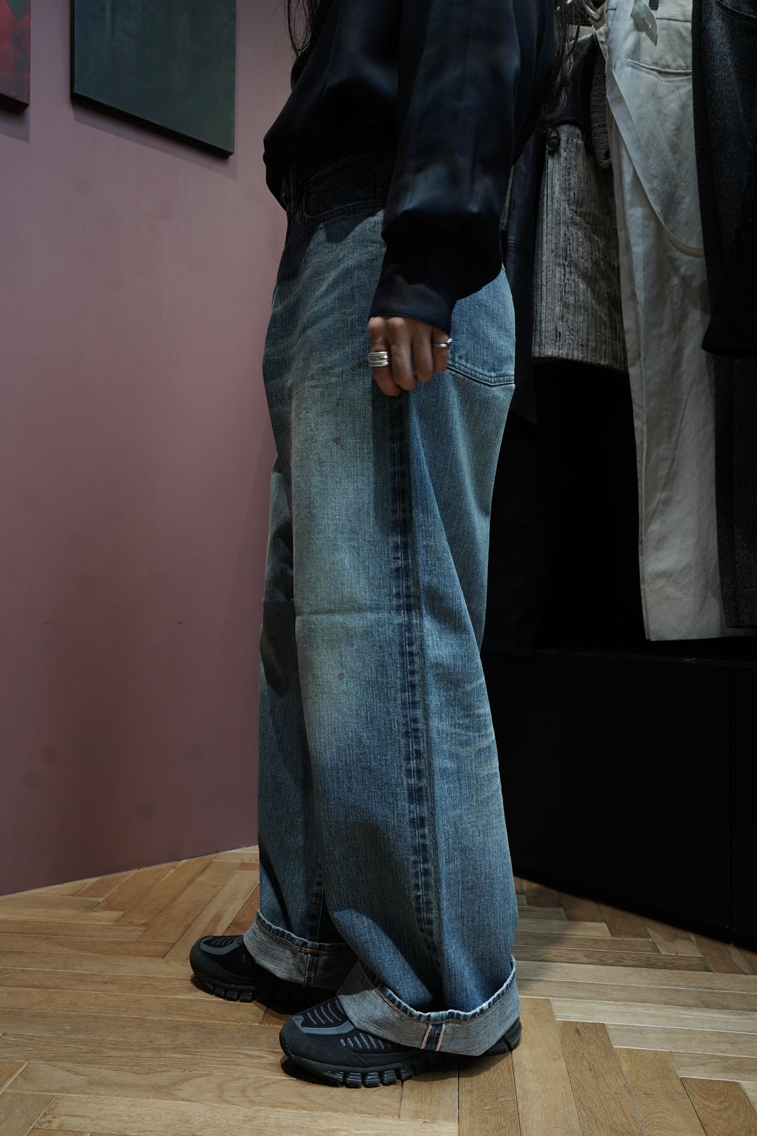 SUGARHILL(シュガーヒル)25AWのFADED MODERN DENIM PANTS WIDE CUT