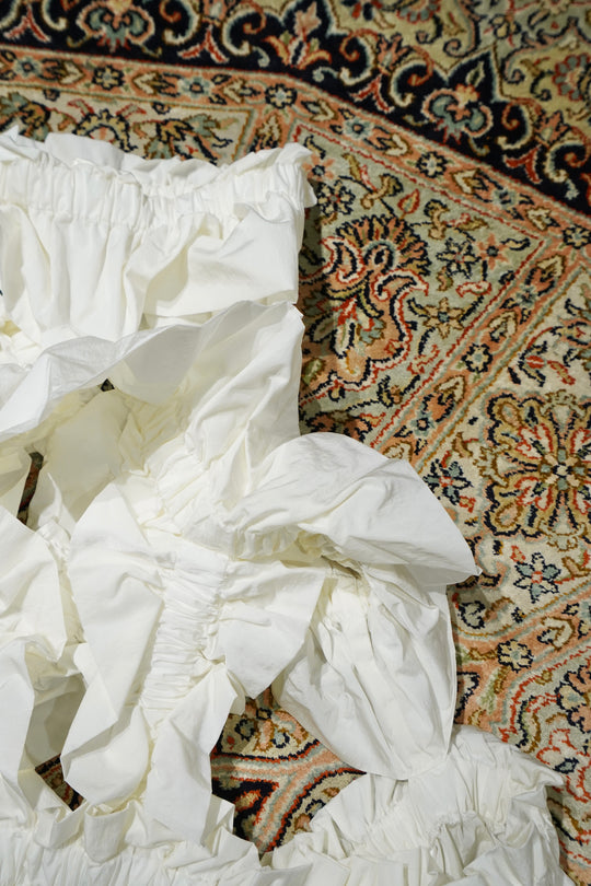 HOUGA(ホウガ)のkiki frill dress(white)(スカート)の通販
