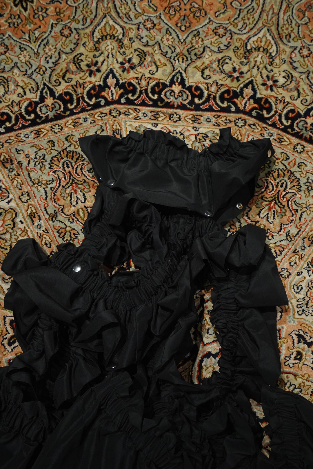 HOUGA(ホウガ)のvivi frill dress(black)(スカート)の通販