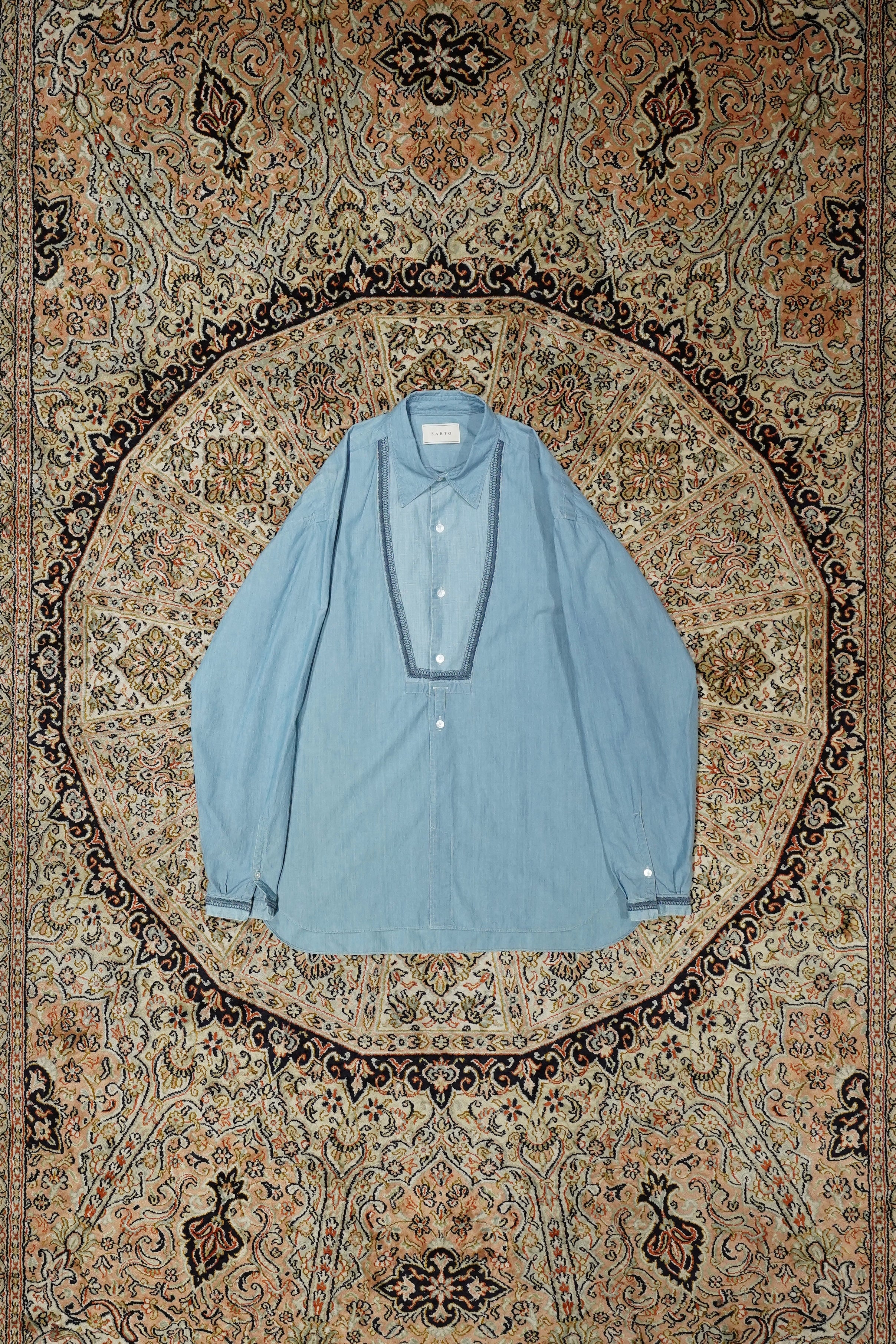 SARTO COTTON VELVET BLOUSON SALMON