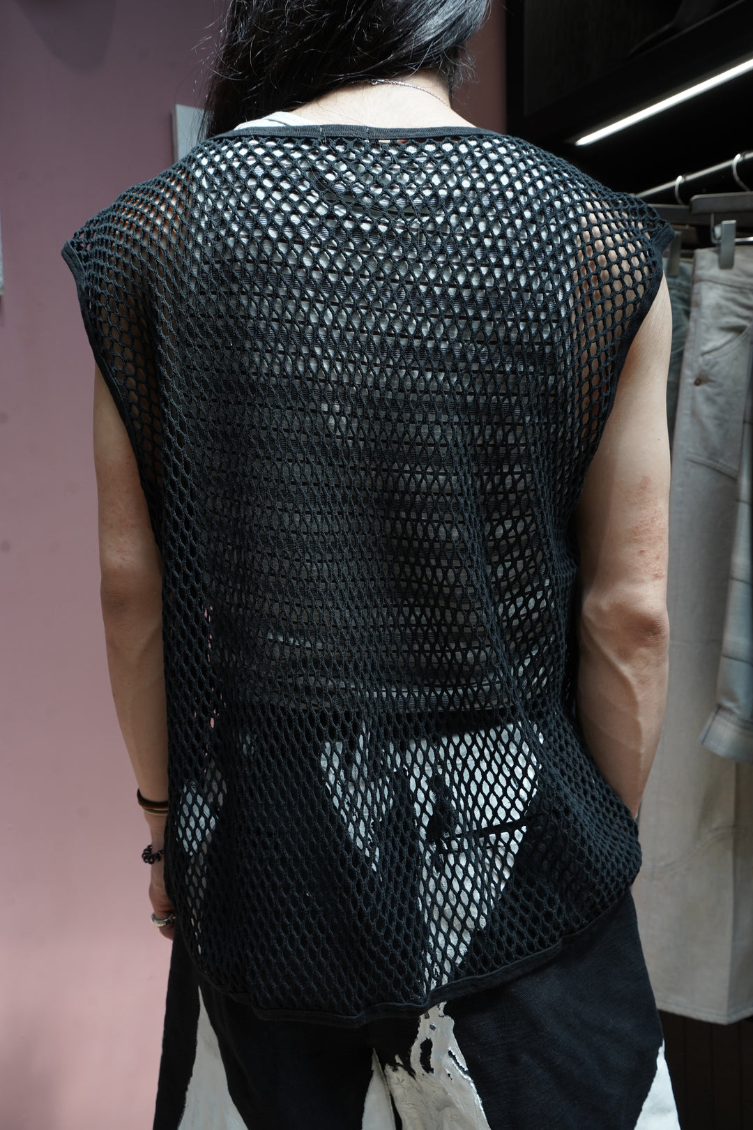 サプール sapeur レオパード柄 メッシュタンクトップ XL サプール sapeur レオパード柄 メッシュタンクトップ XL サプール