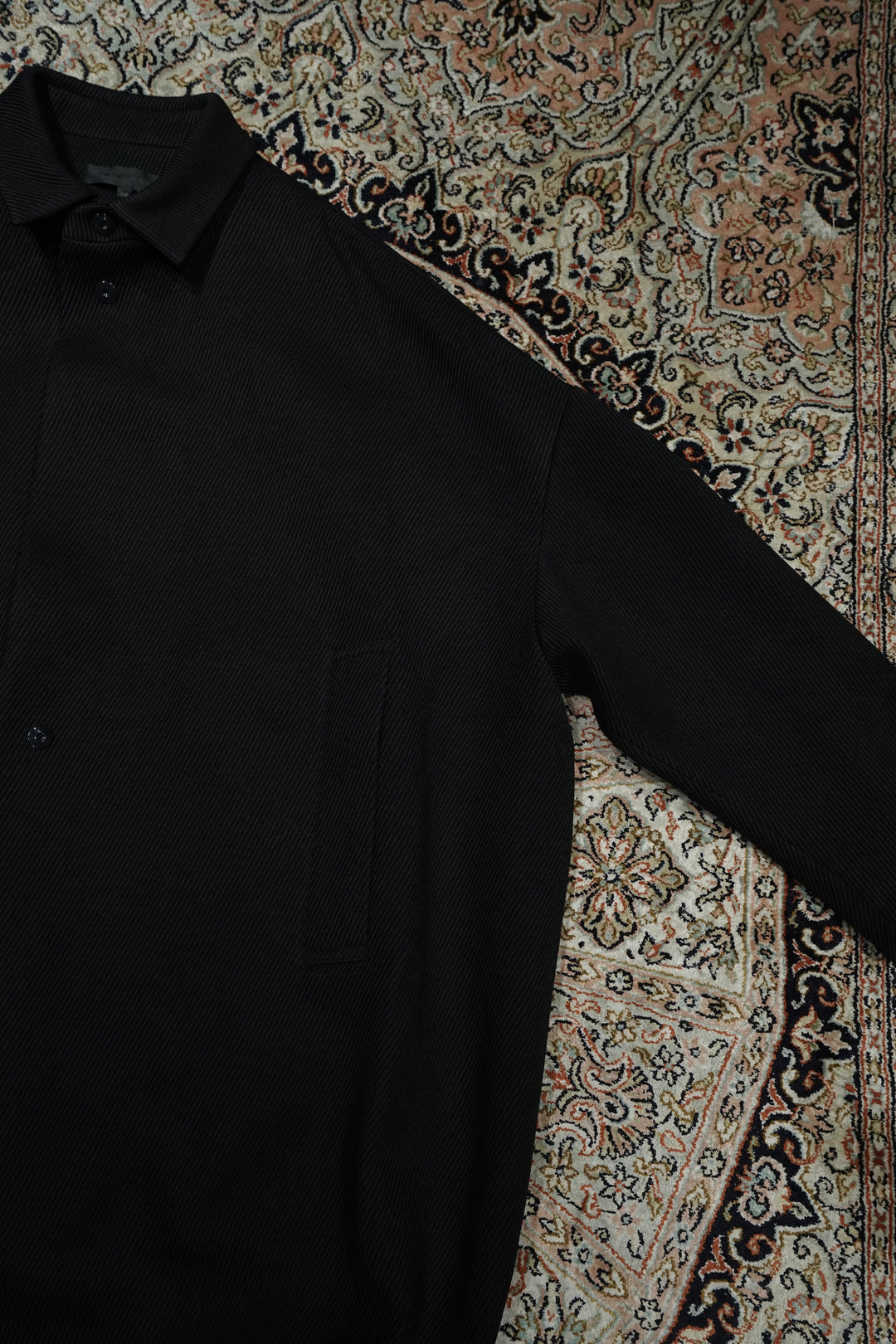 Omar Afridi(オマールアフリディ)25AWのBALOONED COCOON COAT(BLACK