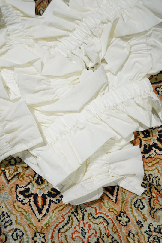 トップス HOUGA kiki frill vest White kiki frill vest – HOUGA