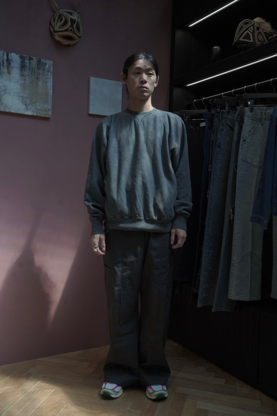 SUGARHILL(シュガーヒル)25AWのCREW NECK SWEAT PULLOVER(SAGE
