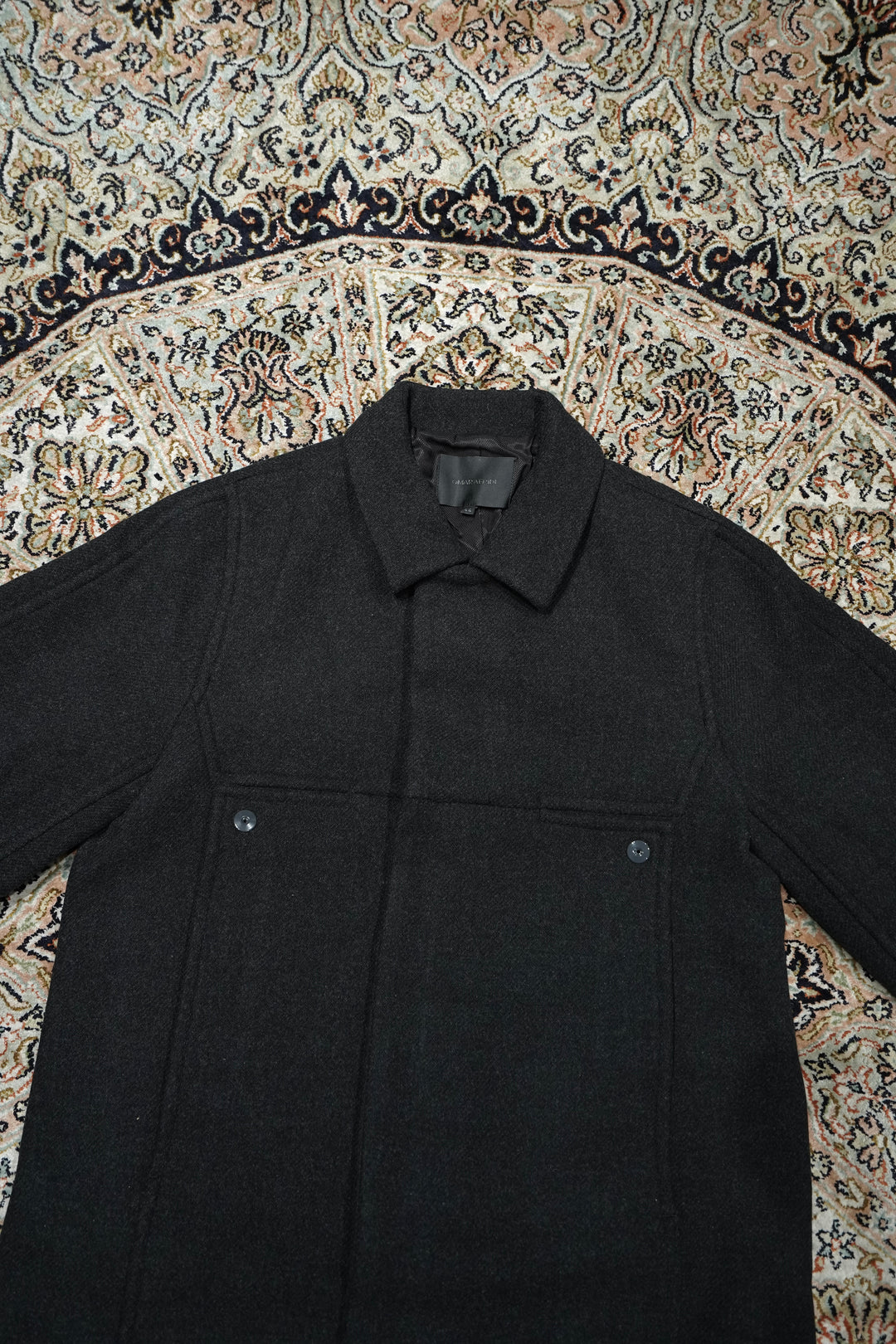 Omar Afridi(オマールアフリディ)25AWのNOVA OVERCOAT(CHARCOAL GREY