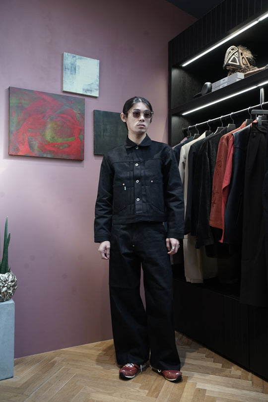 SUGARHILL(シュガーヒル)25AWのTWISTED HEATHER DENIM JACKET(BLUE x