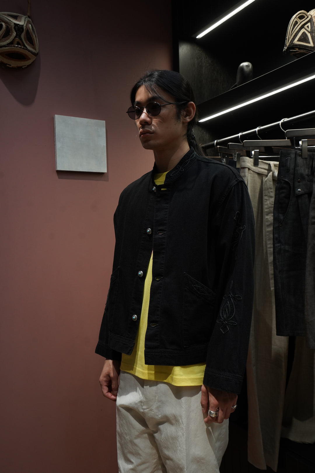 SARTO(サルト)25SSのEMBROIDERY SHORT JACKET(BLACK)(ジャケット)の