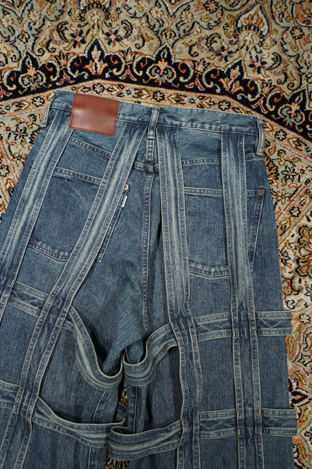 SUGARHILL(シュガーヒル)のCAGED DENIM PANTS(INDIGO)(デニム)の