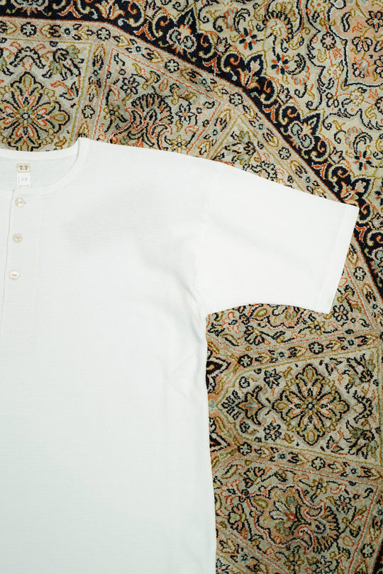 Taiga Takahashi(タイガタカハシ)2026SSのHENRY NECK SHIRT (OFF WHITE