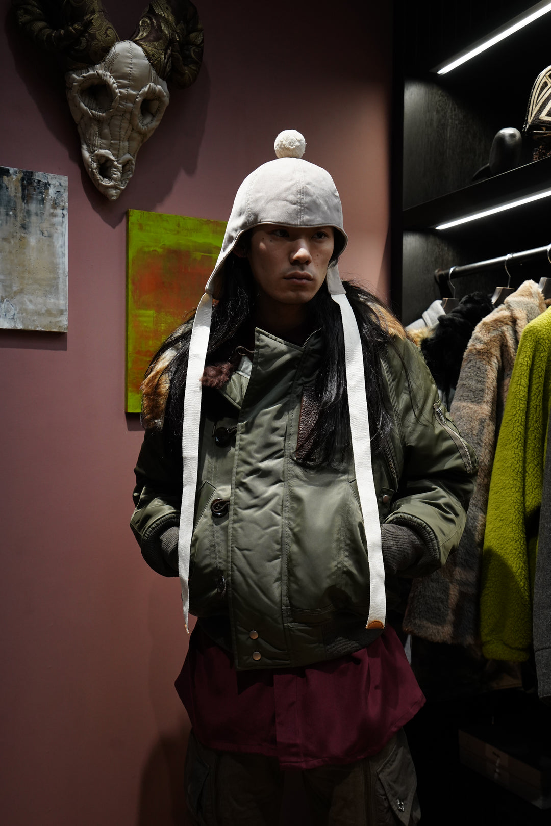 SUGARHILL | ZIP N-2B | KHAKI | HOWDAY