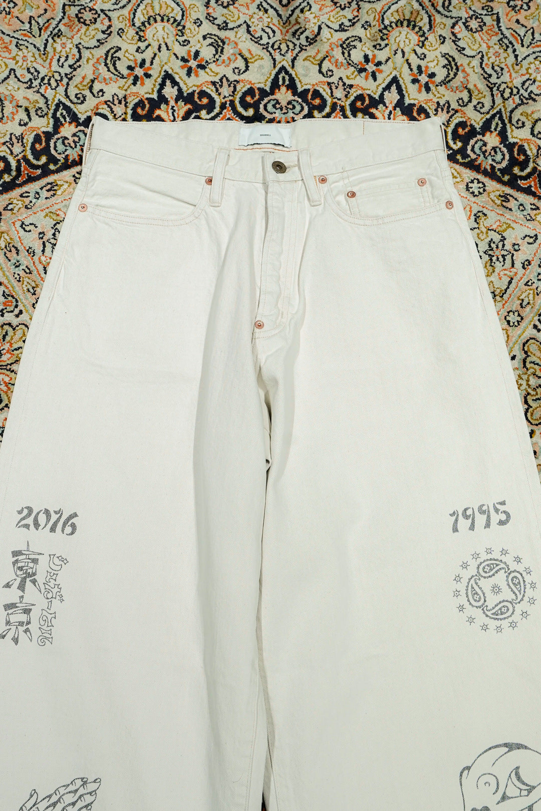 SUGARHILL(シュガーヒル)26SSのTATTOO FLASH PRINT MODERN DENIM WIDE