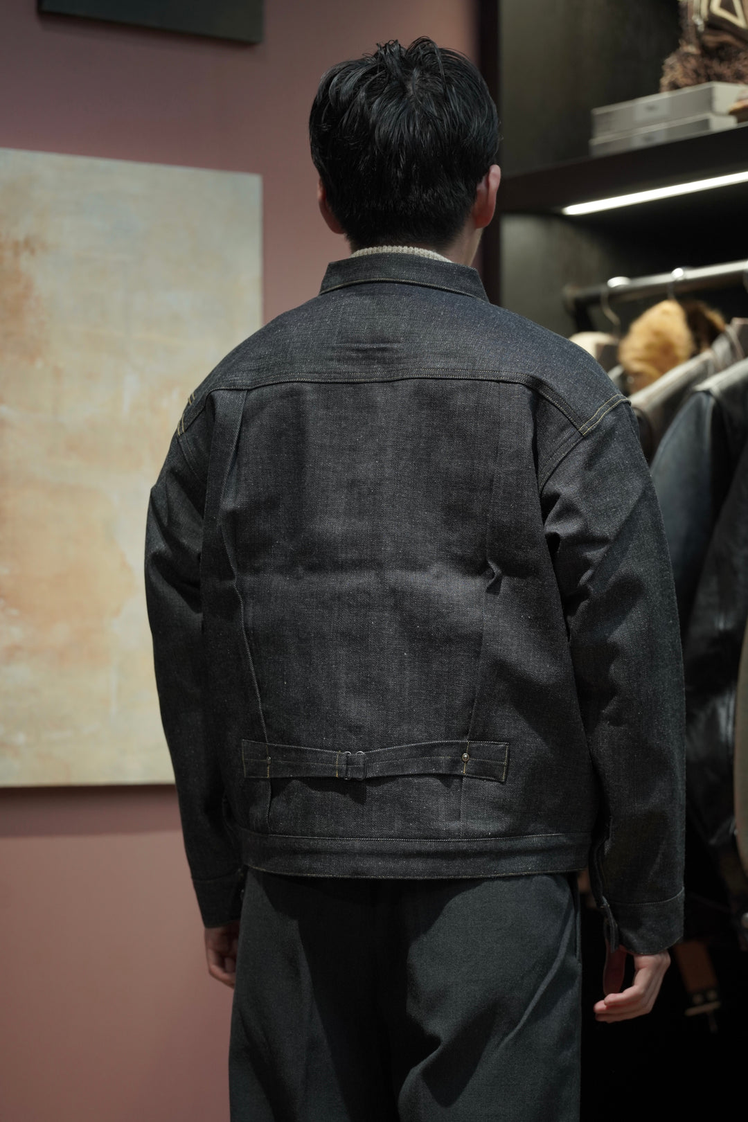 Taiga Takahashi(タイガタカハシ)のDENIM JACKET WITH BLANKET LINING