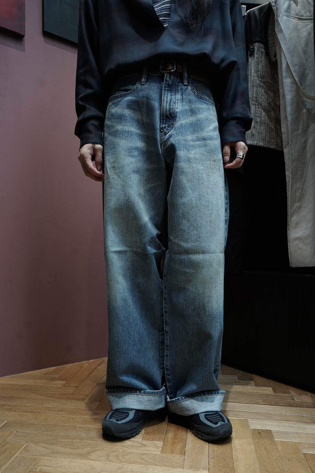 シュガーヒル FADED MODERN DENIM WIDE TROUSERS SUGARHILL(シュガーヒル)のFADED MODERN DENIM WIDE TROUSERS FADED