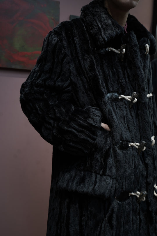 SUGARHILL(シュガーヒル)25AWのFUR COAT(BLACK)(コート)の通販 SUGARHILL(シュガーヒル)25AWのFUR COAT(BLACK)(コート)の通販
