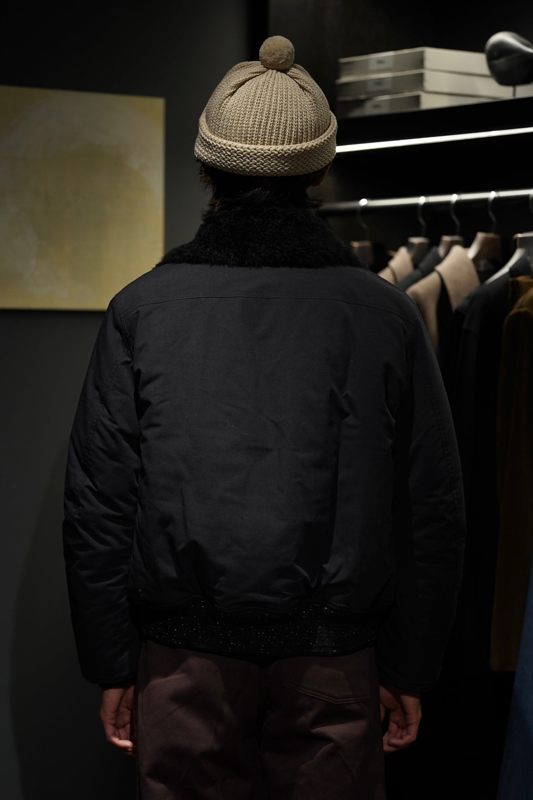STEAF(スティーフ)のGLEAM FLIGHT JACKET(SPACE BLACK)(ジャケット)の