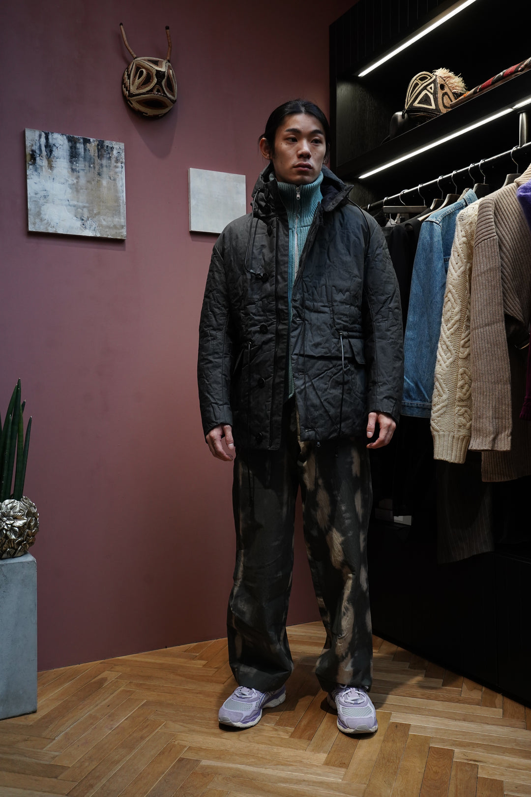 Nobuyuki Matsui(ノブユキ マツイ)のSki Jacket(BLACK)(ジャケット)の