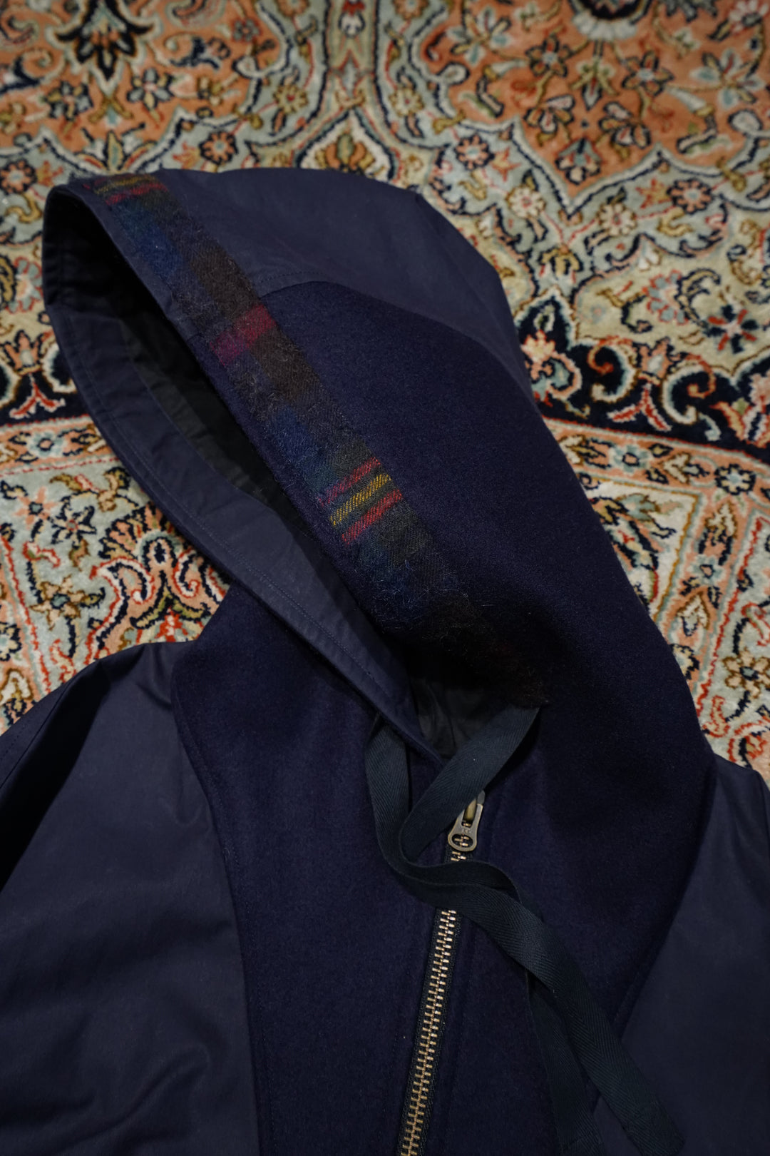 NICHOLAS DALEY(ニコラス デイリー)のSMOCK ZIP PARKA(ND TARTAN