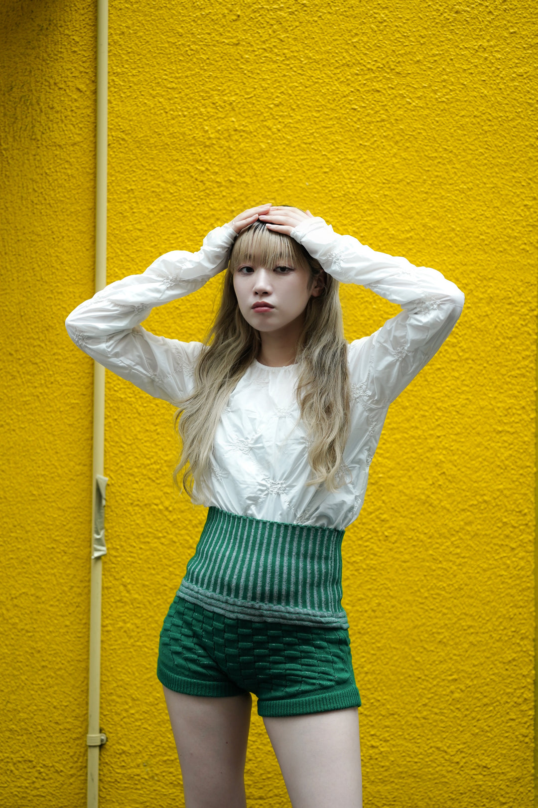 HOUGA(ホウガ)のremember bloomers(green)(ニットブルマ)の通販