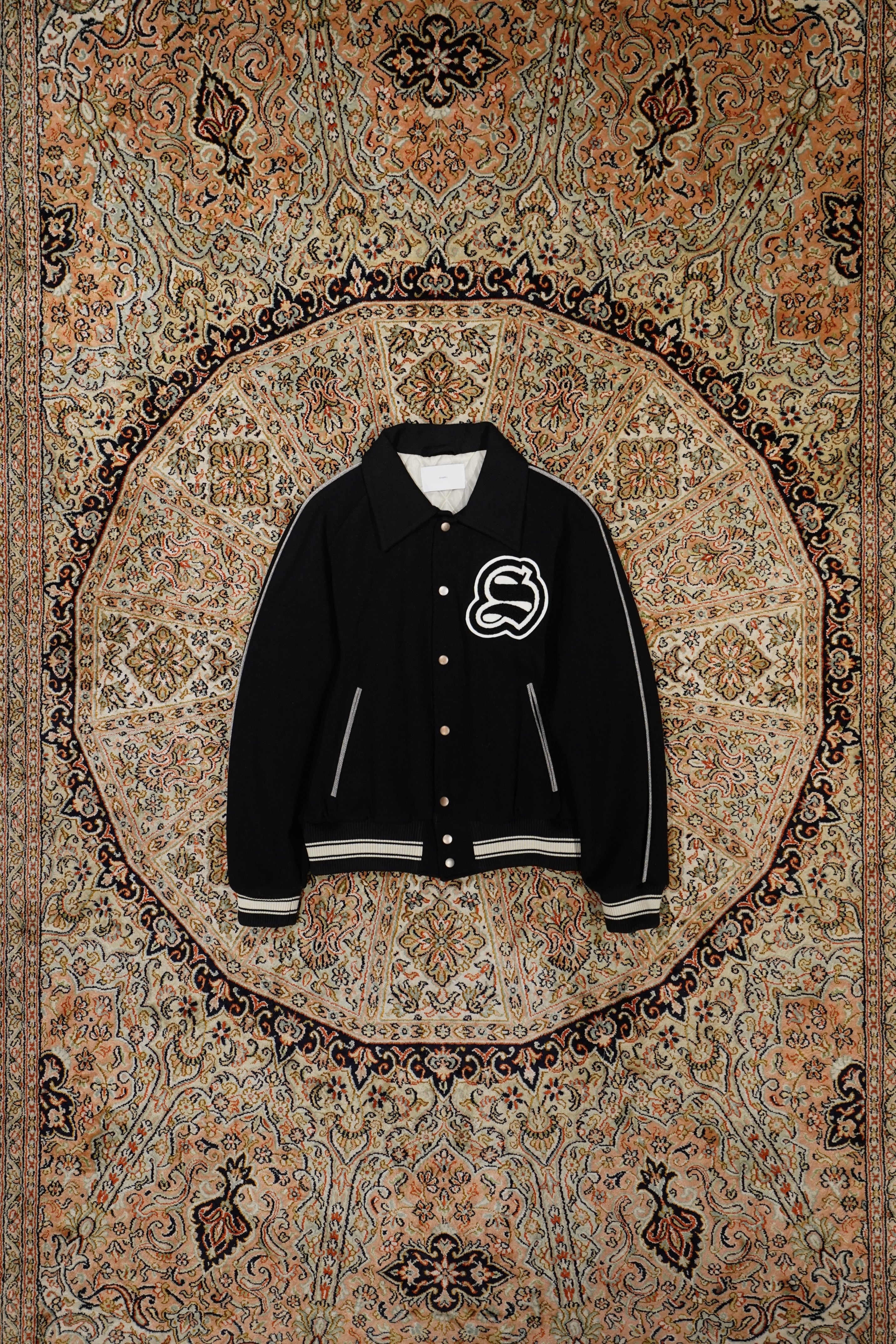 Melton Stadium Jacket (Black) (Jacket) of Sugarhill