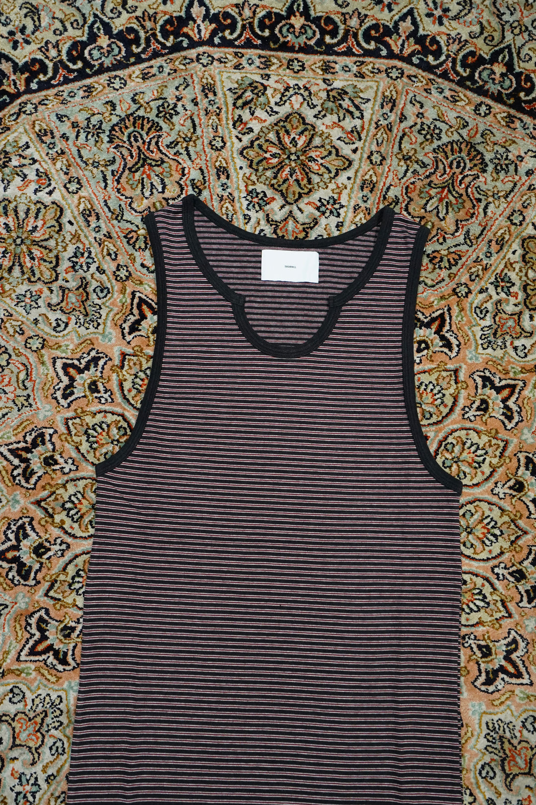 SUGARHILL(シュガーヒル)25AWのSTRIPE TANKTOP(RED STRIPE)(タンク 