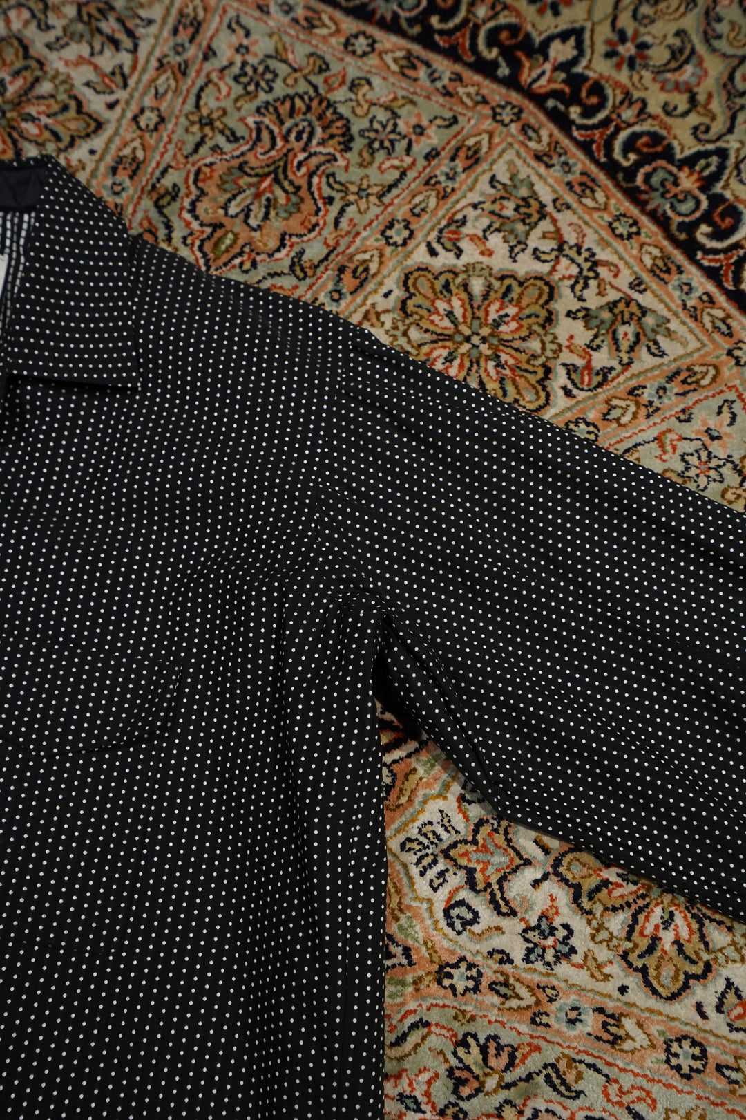【SARTO】 \"OPEN COLLAR BLOUSE\" SARTO OPEN COLLAR BLOUSE BLACK/O.WHITE | CASANOVA&CO