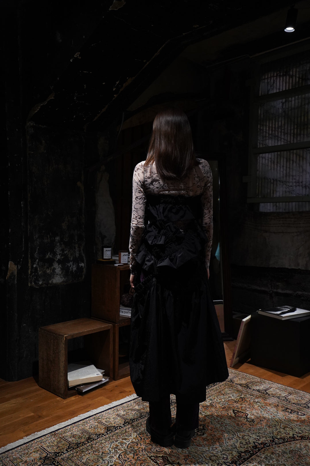 HOUGA(ホウガ)のkiki frill dress(black)(スカート)の通販 | CEDARWOOD
