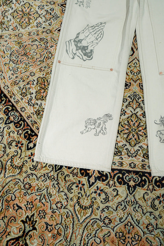 SUGARHILL(シュガーヒル)26SSのTATTOO FLASH PRINT MODERN DENIM