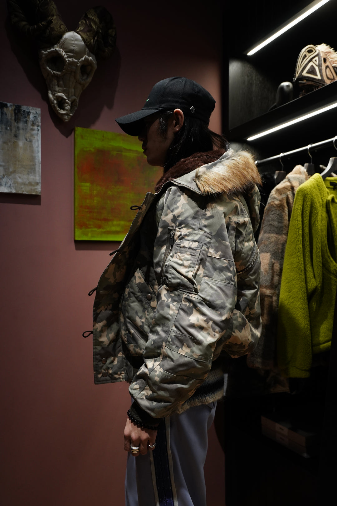 SUGARHILL(シュガーヒル) 2025SSのZIP N-2B(CAMO)(フライト