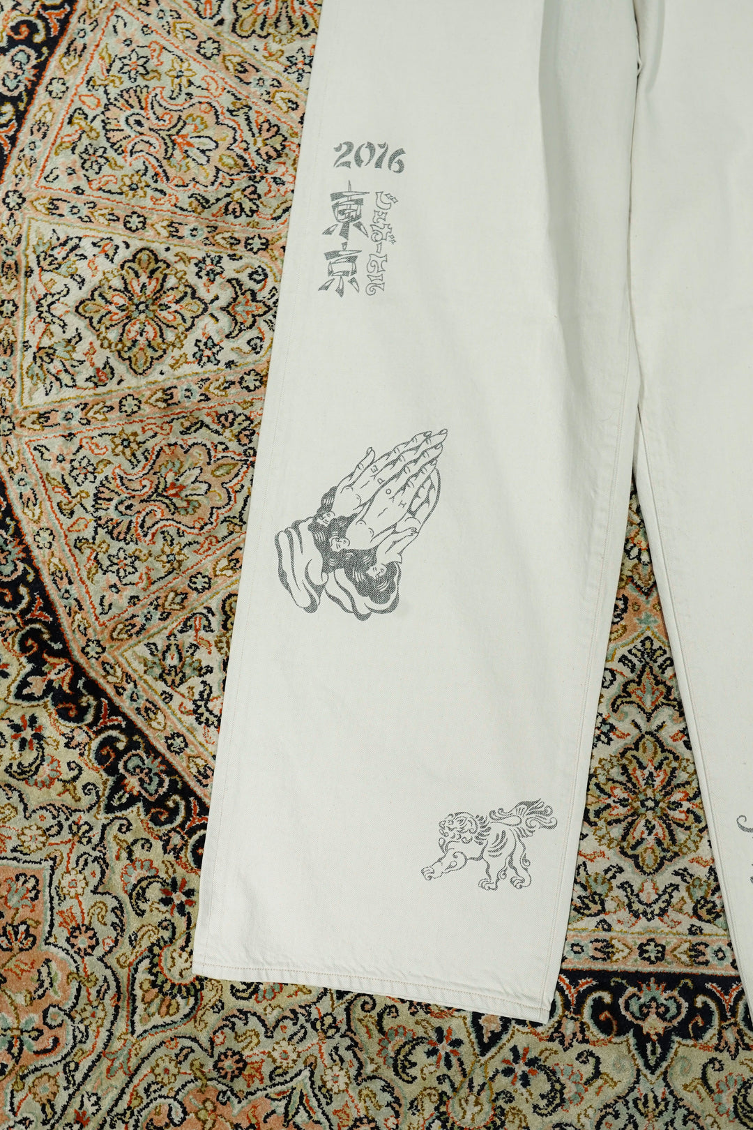 SUGARHILL(シュガーヒル)26SSのTATTOO FLASH PRINT MODERN DENIM WIDE