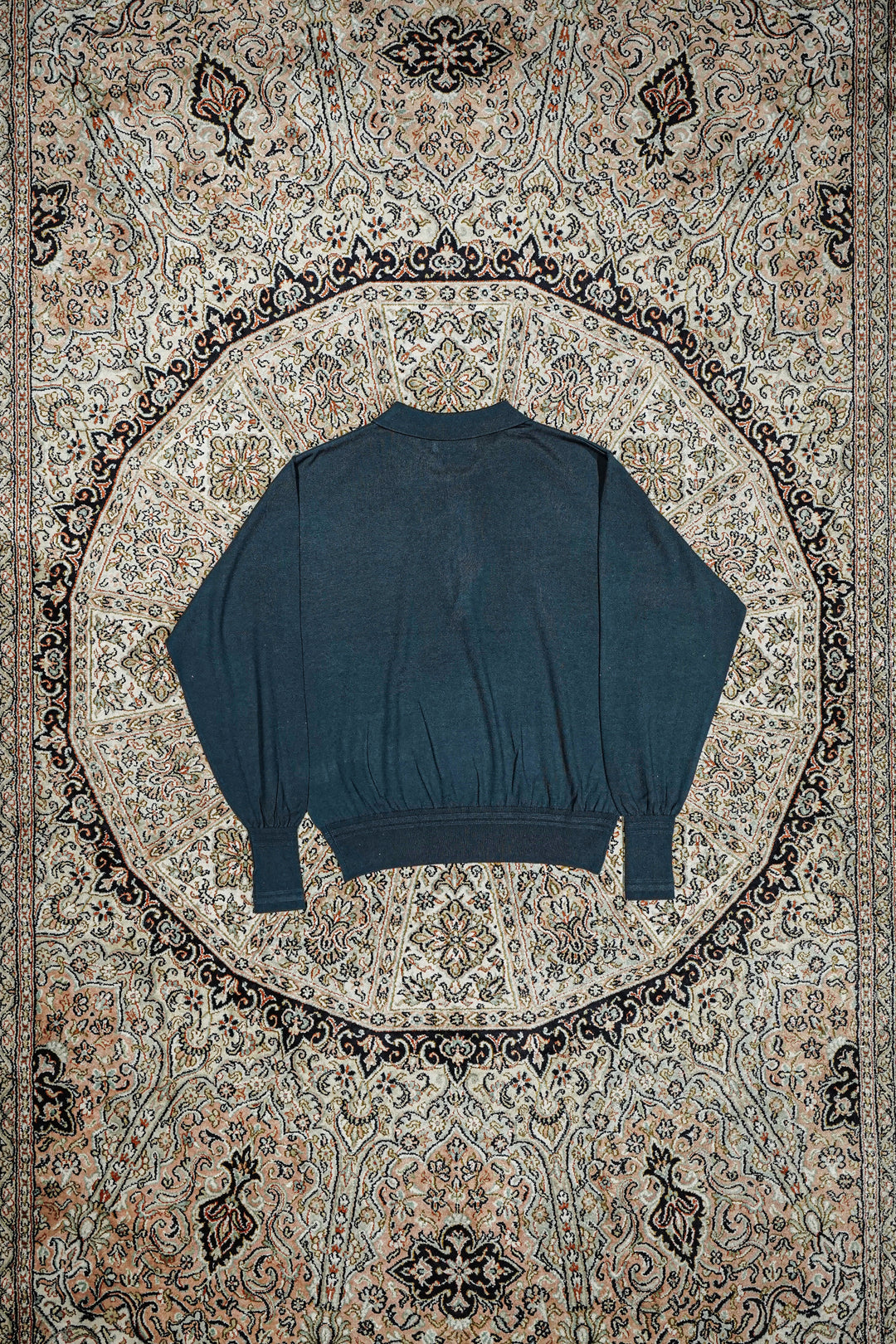 SUGARHILL(シュガーヒル)26SSのWOOL KNIT POLO(NAVY)(ニット)の通販