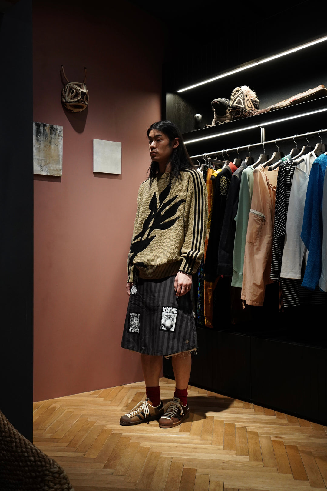 adiads(アディダス)のSong for the Mute STMT SFTM KNIT CREW (HEMP