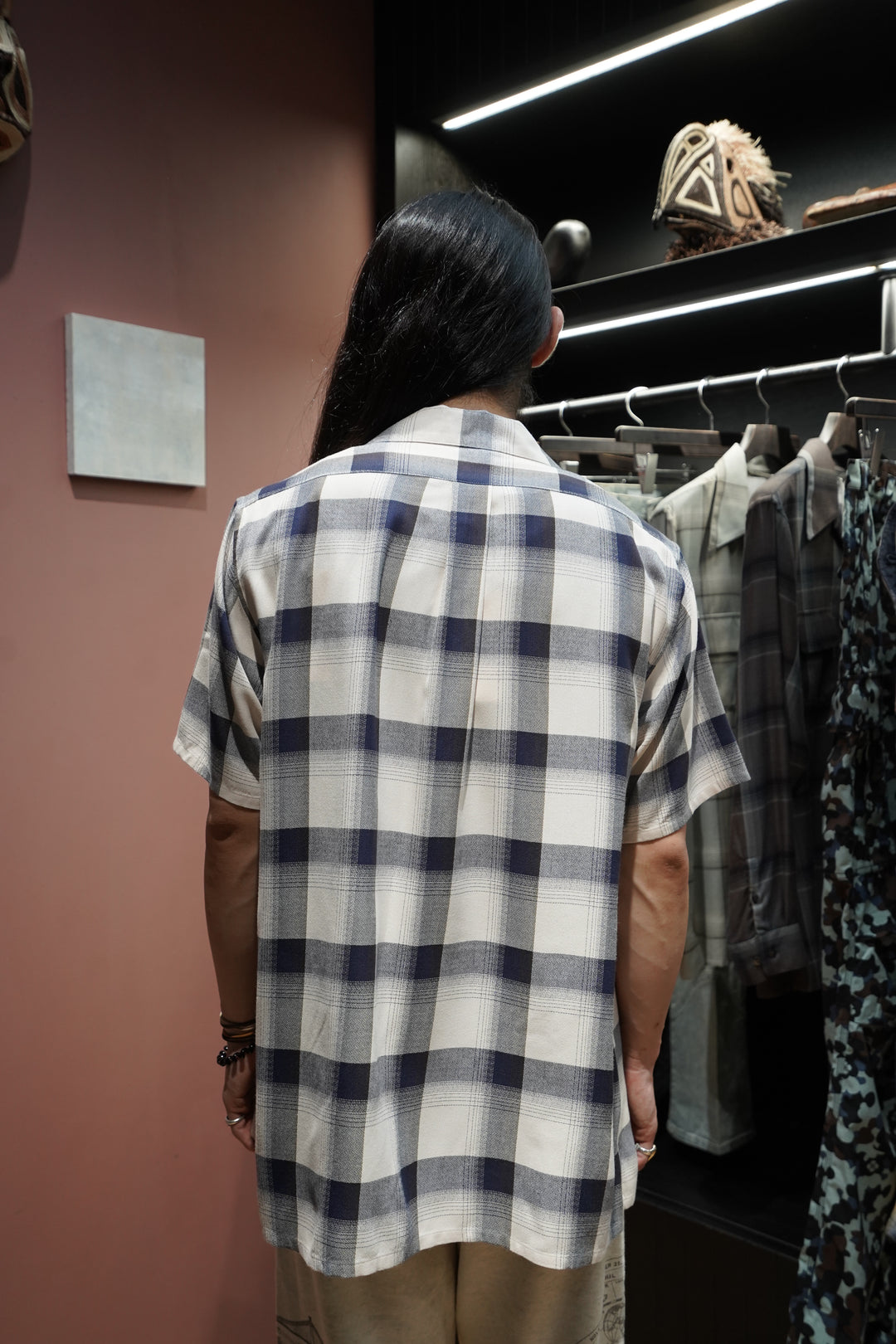 Sugarhill Cotton Half Sleeve Stripe Knit (BLACK) (Knit) Mail