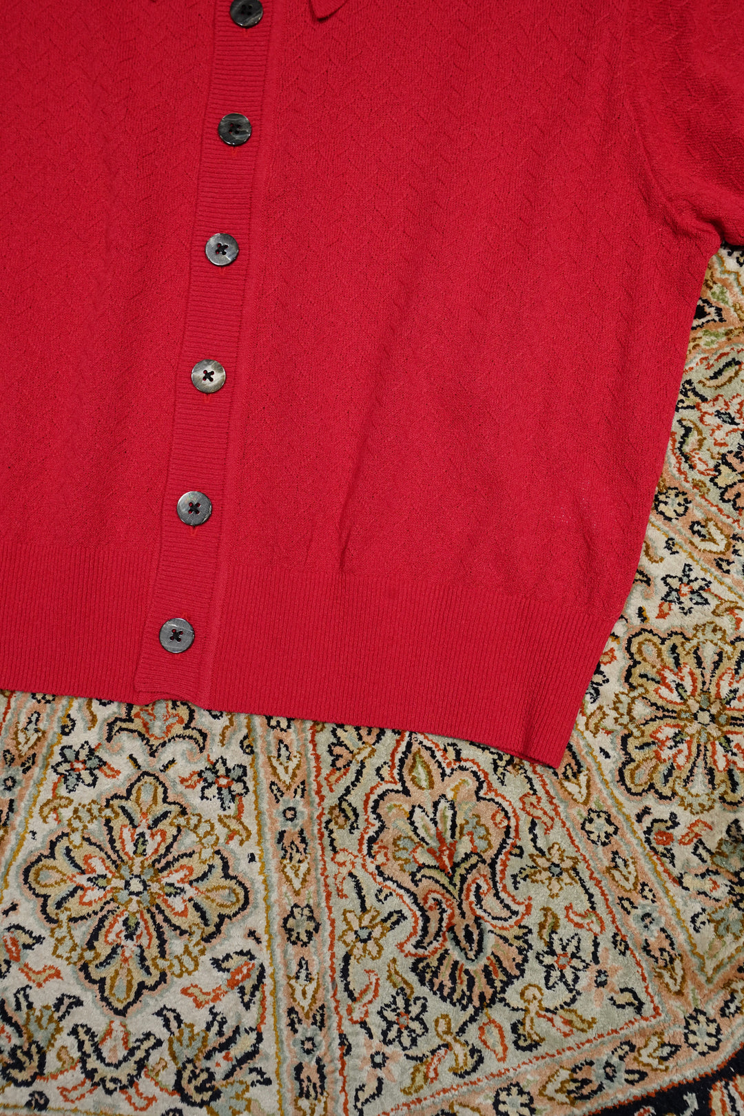 SUGARHILL(シュガーヒル)2025SSのGIMA BOUCLE KNIT SWEATER(RED