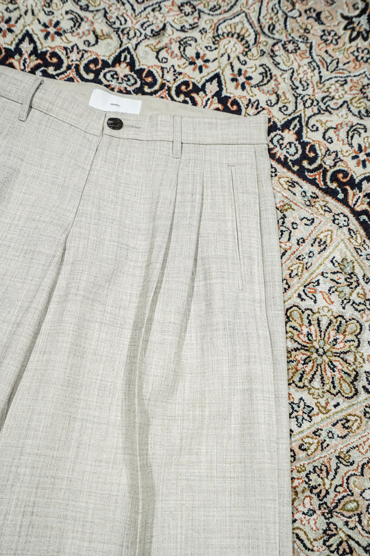 SUGARHILL(シュガーヒル)26SSのWOOL TROUSERS(ECRU)(パンツ)の通販