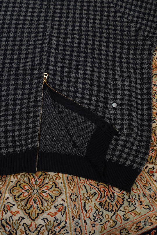 ☆*☆様 STEAF ドライビングニットブルゾン STEAF(スティーフ)のDRIVING KNIT BLOUSON(GLOW BLACK)(ニット)の通販