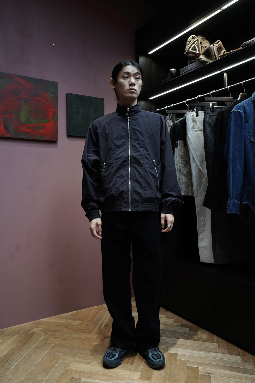 Omar Afridi(オマールアフリディ)25AWの5 PKT TROUSERS(BLACK)(パンツ