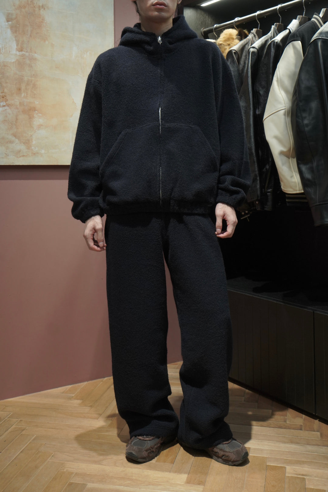 Omar Afridi(オマールアフリディ) 26AWのSIZA PARKA (NAVY)(トップス