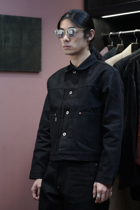 SUGARHILL(シュガーヒル)25AWのTWISTED HEATHER DENIM JACKET(BLUE x