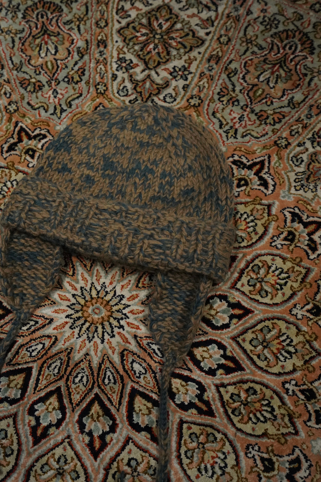 帽子 STEAF SYMBIOSIS HAND KNITCAP 24AW STEAF(スティーフ)のSYMBIOSIS HAND KNITCAP(FOREST GREEN)(ニット帽