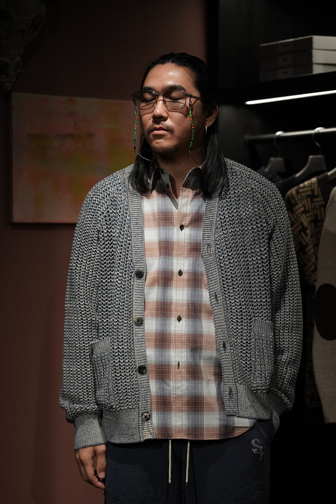 SUGARHILL【シュガーヒル】Mohair Knit Cardigan BEIGE (23SSKN02)