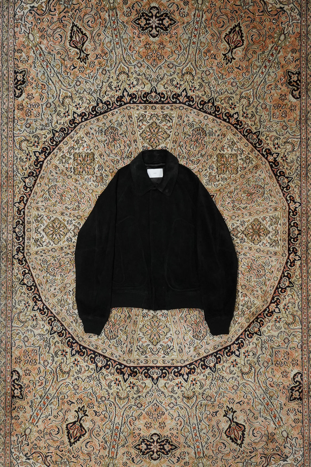 SUGARHILL(シュガーヒル)のSUEDE PIPING LEATHER BLOUSON(BLACK