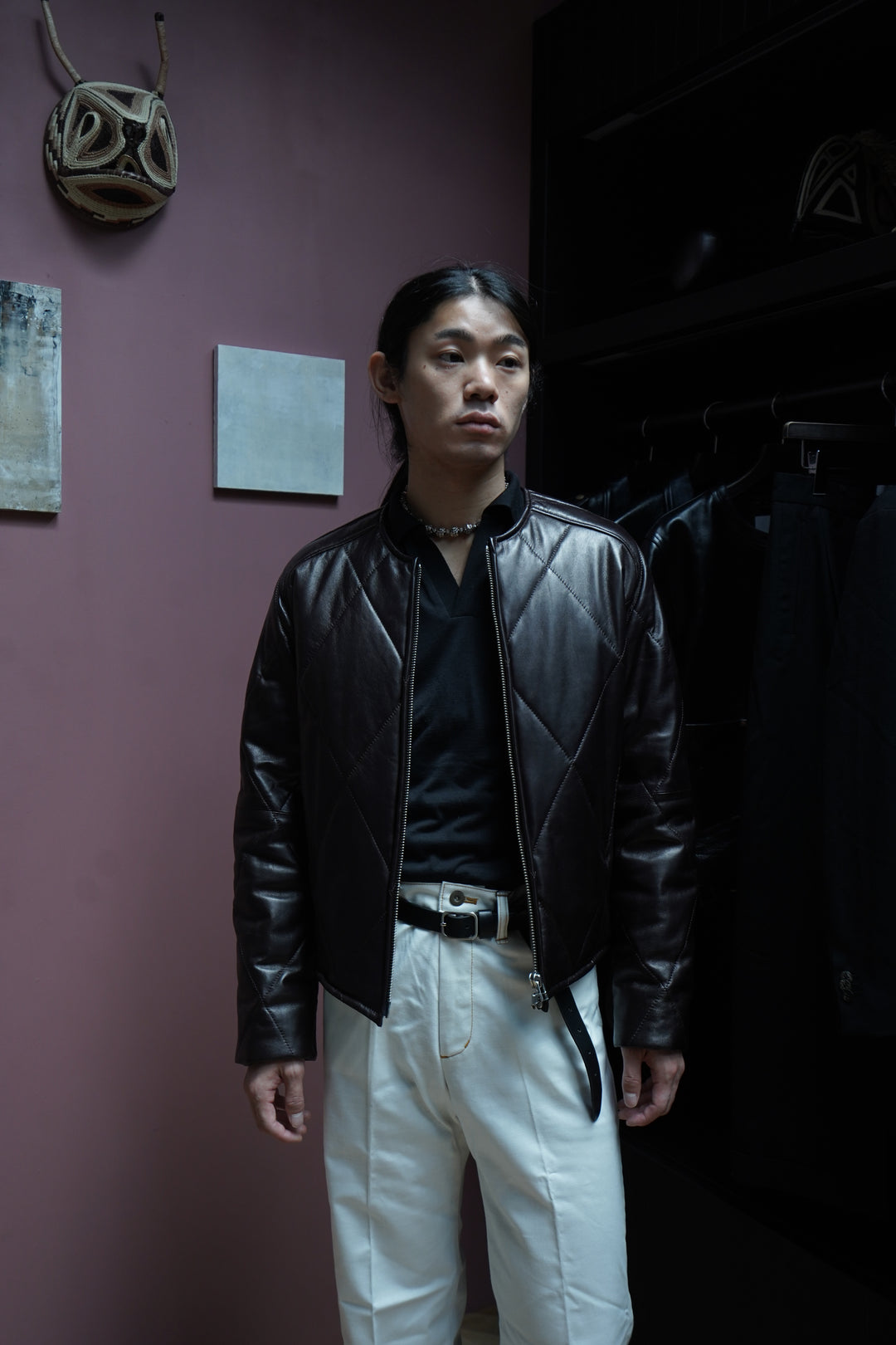 Omar Afridi(オマールアフリディ)25AWのVITO BLOUSON(MAHOGANY